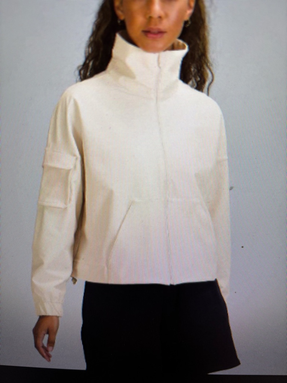 Rare Lululemon Cinched Hem Jacket White Opal
